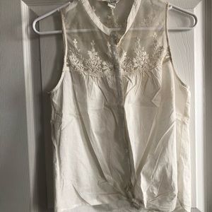 Forever 21 cream shirt